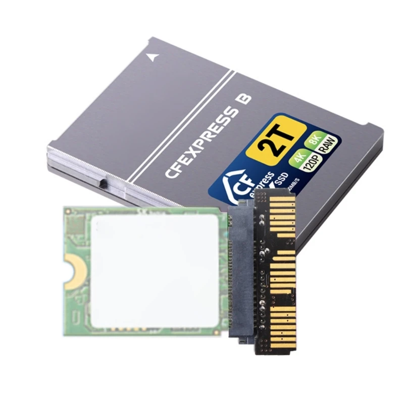 CF express Card Adapter for Cameras CFexpress Type to NVME 2230 SSD Adapter forZ6/Z7/Z9/D5/D500/D6 for EOS R3/R5