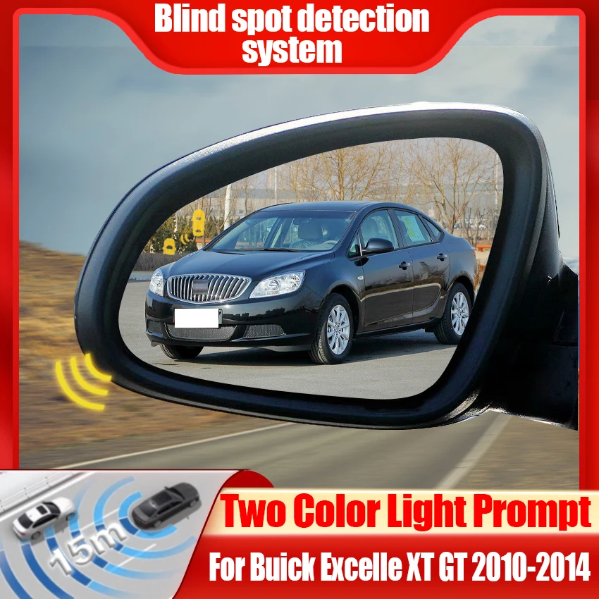 Car Blind Spot Detection System BSD BSA BSM Car Radar Sensors Change Lane Aided Parking For Buick Excelle XT GT 2010-2014