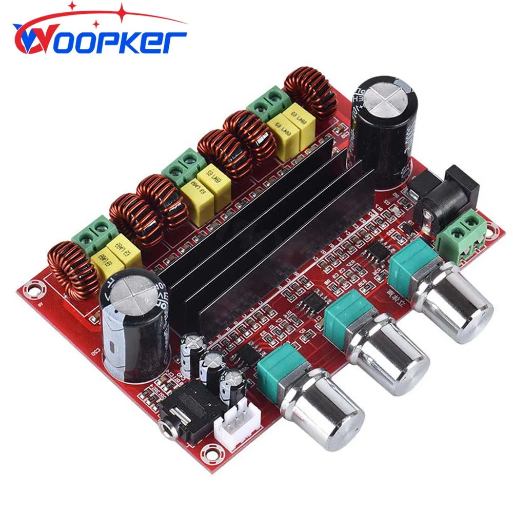 

Woopker XH-M139 Audio Stereo TPA3116D2 Power Amplifier Board 2.1 Channel Bass Subwoofer AMP Module50W*2 Subwoofer AMP Module