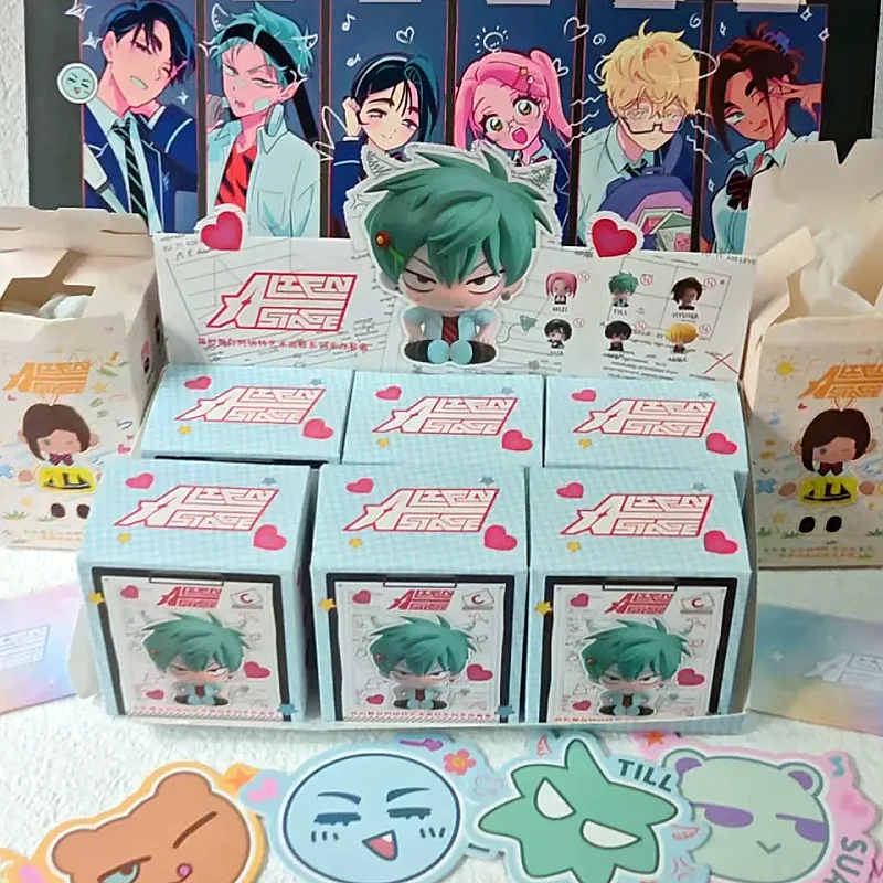 Genuine Alien Stage Anakt Arts High School Series Blind Box Trendy Toy Merchandise Figurines Desktop Ornament Gift For Girls