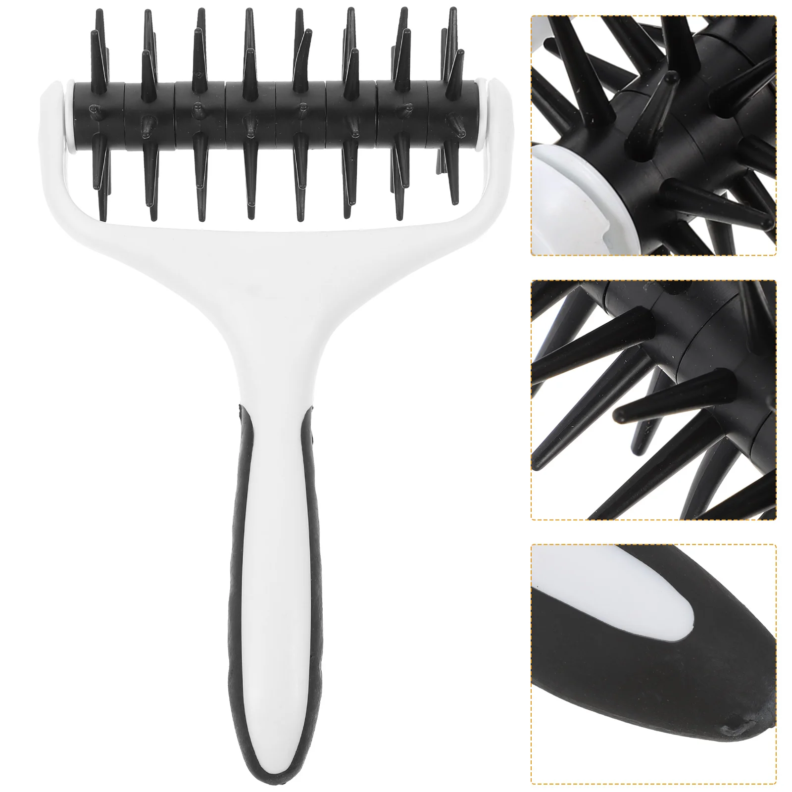 

Pizza Dough Roller ABS Silicon Wear-resistant Needle Design Easy Clean Multi-use Pastry Tool Kitchen Gadgets Pizza Making