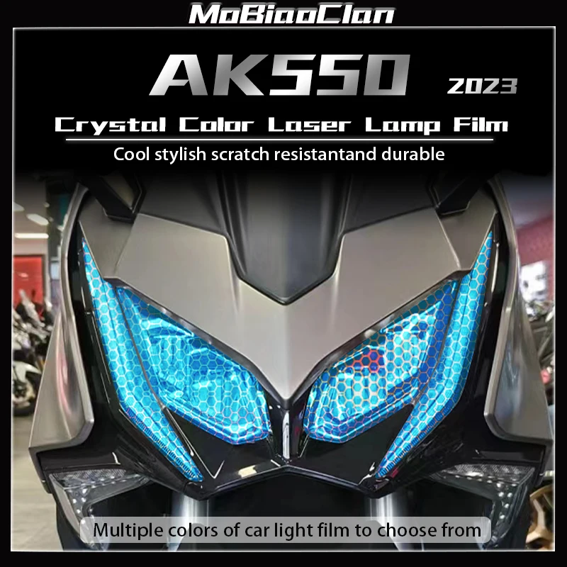 

For KYMCO AK550 2023 Motorcycle headlights taillights scratch resistant and durable honeycomb laser protective film