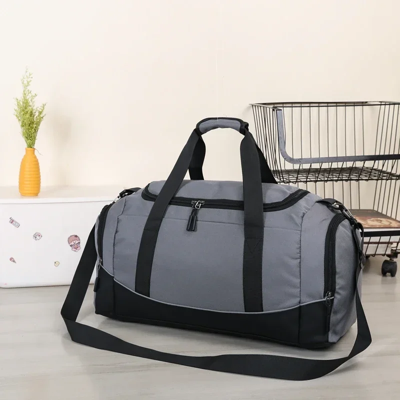 

Нетканая большая вместимость 2025, хит продаж, дорожная сумка на молнии, однотонная популярная повседневная сумка на плечо, мягкая модная сумка через плечо