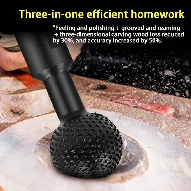 1 زاوية طاحونة أداة 10/14 مللي متر المجال الروتاري رأس مطحنة الخشب نحت تلميع النقش لقم الحفر الكرة جوج رأس مطحنة #4