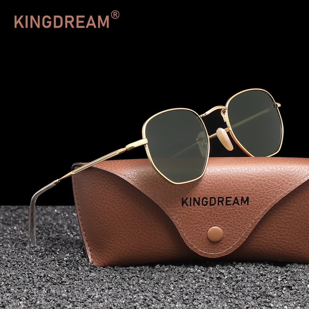 Sonnenbrille für Männer und Frauen, polarisiert, UV400, Urlaub, Freizeit, Fahrbrille, luxuriöser dünner Rahmen, Legierung, Outdoor-Brille