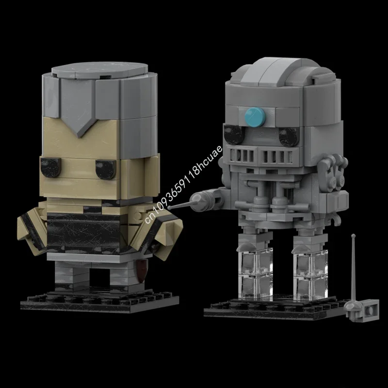 

Набор строительных блоков Brickheadz 241 деталь: MOC Полнарефф и Серебряные колесницы, серия «Героическая сага: Кровавая линия» — Рождественский подарок, развивающая игрушка