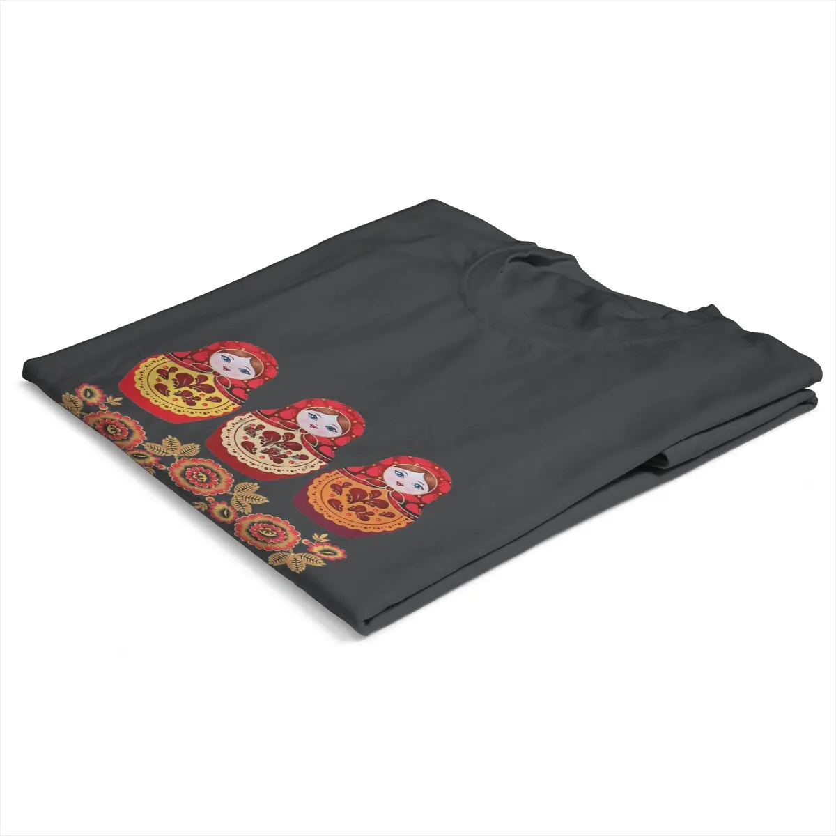 Camiseta bonita para mujer, camiseta de Rusia Matryoshka, ropa de ocio de cultura artística, camisetas de manga corta con cuello redondo, Tops de algodón recién llegados