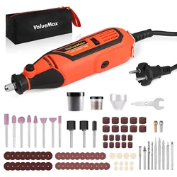 ValueMax 130W Rotary Tool With 5-speed Mini Electric Drill Grinder Machine Engraver Pen Polishing Tools & 120 Accessories