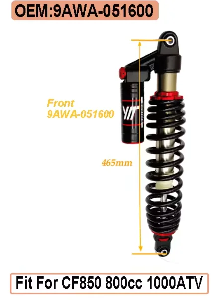 

Передний амортизатор 800-1000cc, часть CF OEM 9AWA-051600-20000, задний амортизатор 9AWA-061600-2000