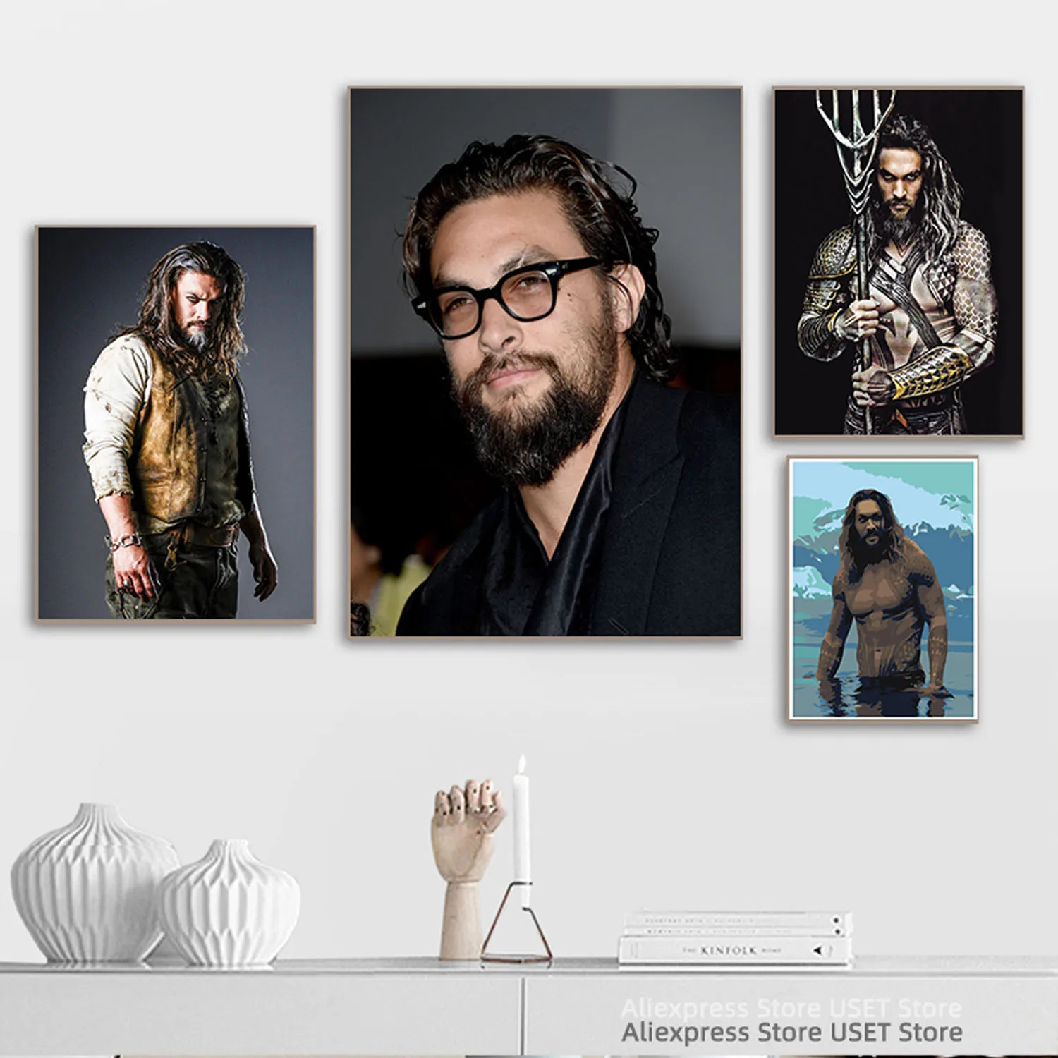 jason mamoa actor , Movie Tv Play Serial Star Celebrity Canvas Posters and Prints Canvases Painting Wall Art Home Decoration