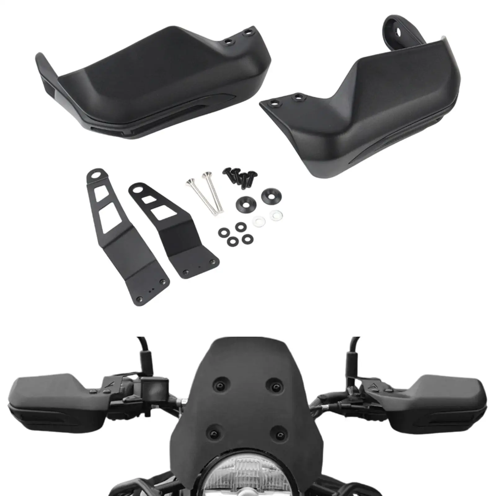 

2 Pieces Motorcycle Handguards Protector Replacement Hand Shield Handlebar Hand