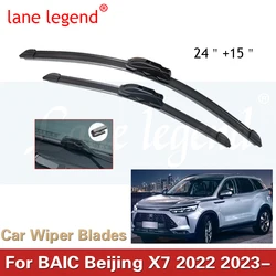 Car Wiper Blades For BAIC Beijing X7 2022 2023 1.5TD Car Accessories Front Windscreen Blade Wiper Goods Size 24