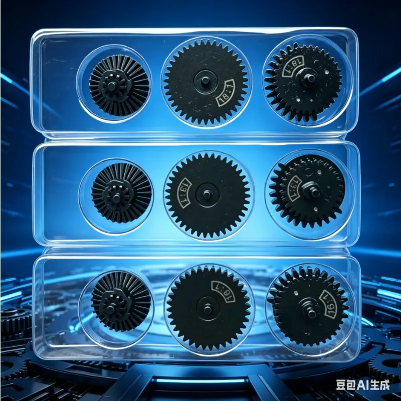 

Steel Metal Gear Set 13:1/16:1/18:1 Cut Gears for Ver.2 Gen 8/9/10 Gearbox