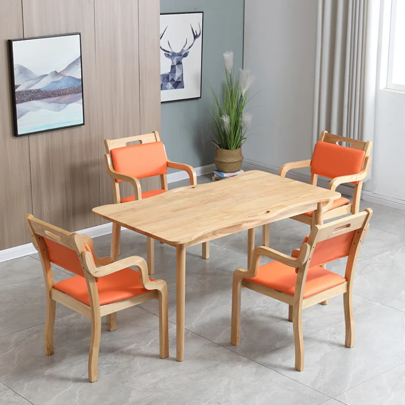 

Games Wooden Dining Table 4 Person Centerpiece Service Dining Table Set Kitchen 4 Chair Living Room Muebles Para El Hogar Tables