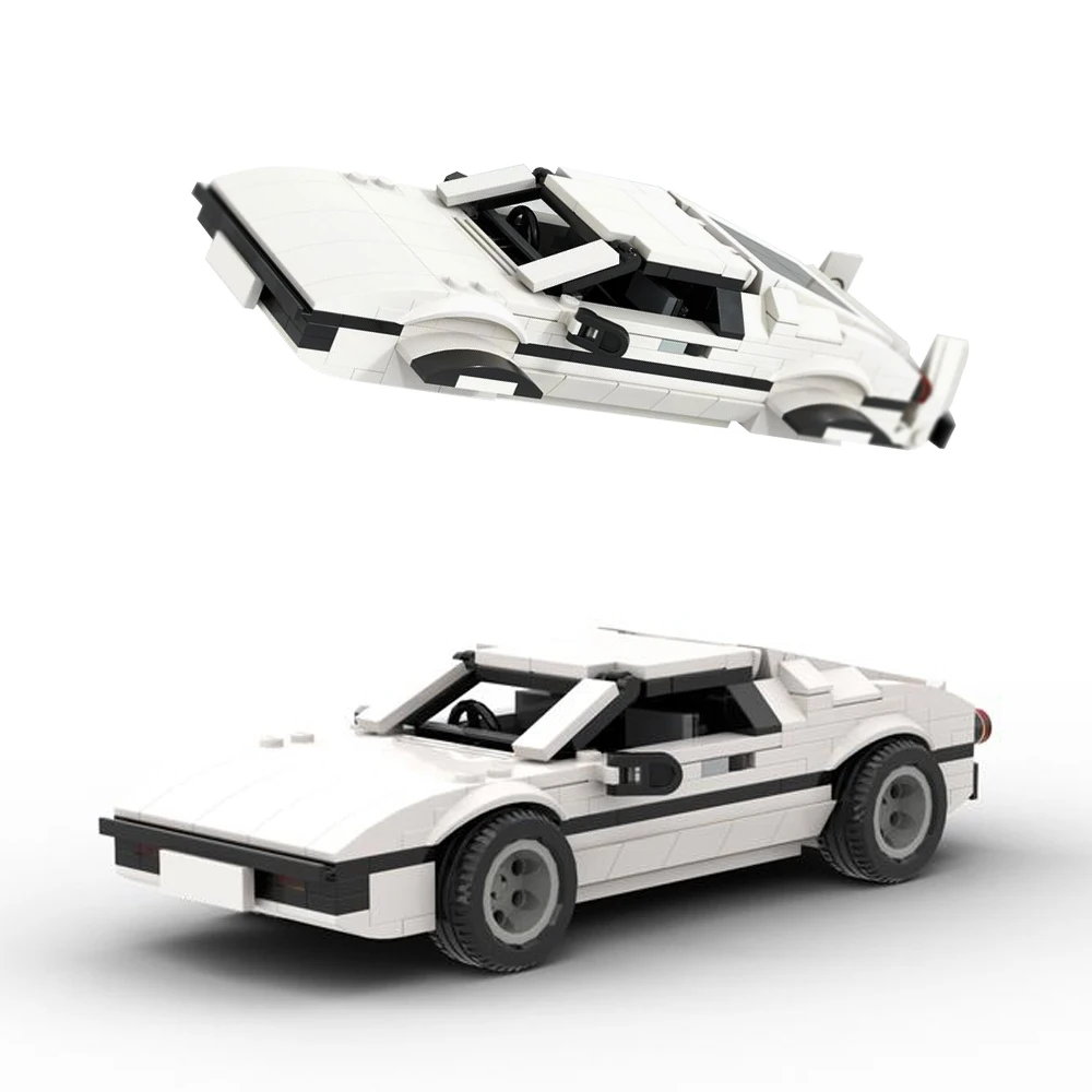 MOC Lotus Esprit S1 Wet Nellie Building Blocks Classic Car Submarine Model in Secret Service Movies Toy Bricks Children's Gifts