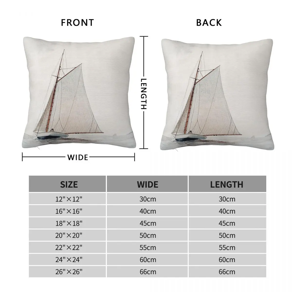 Sailing Off Gloucester Winslow Homer Square Pillowcase Polyester Linen Velvet Creative Zip Decorative Pillow Case Home Cover
