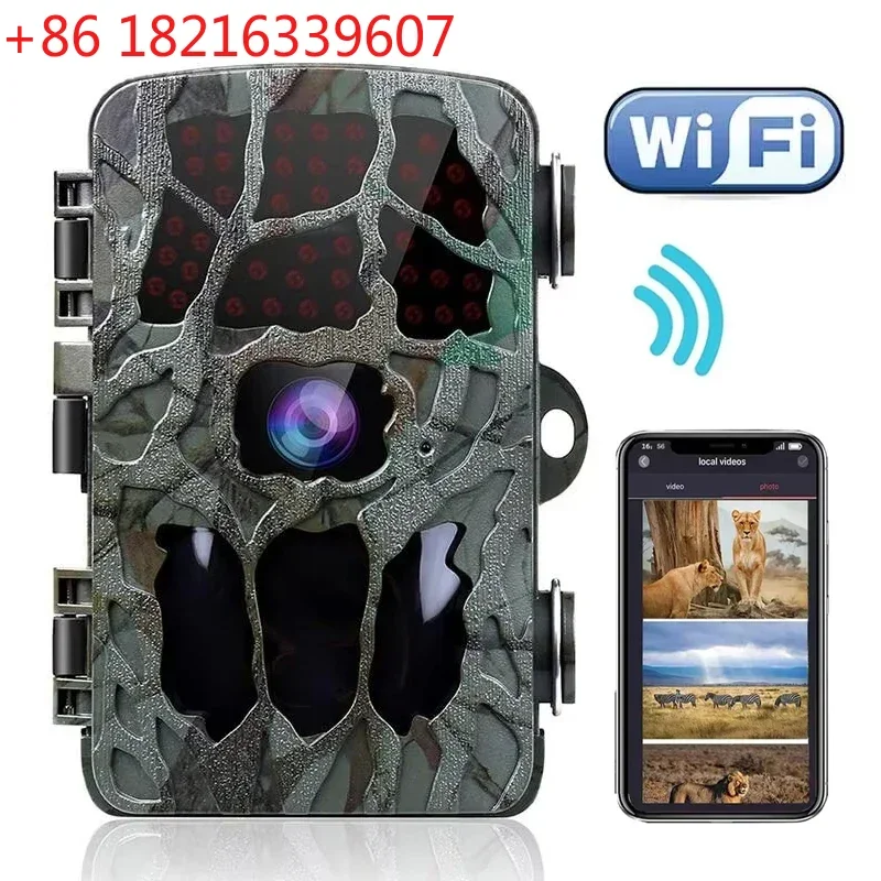 YAO Outdoor Wifi Hunting Camera APP Control Trail Camera IP66 Waterproof 4K 20MP Night Vision Motion Wildlife Traps Photo Videos