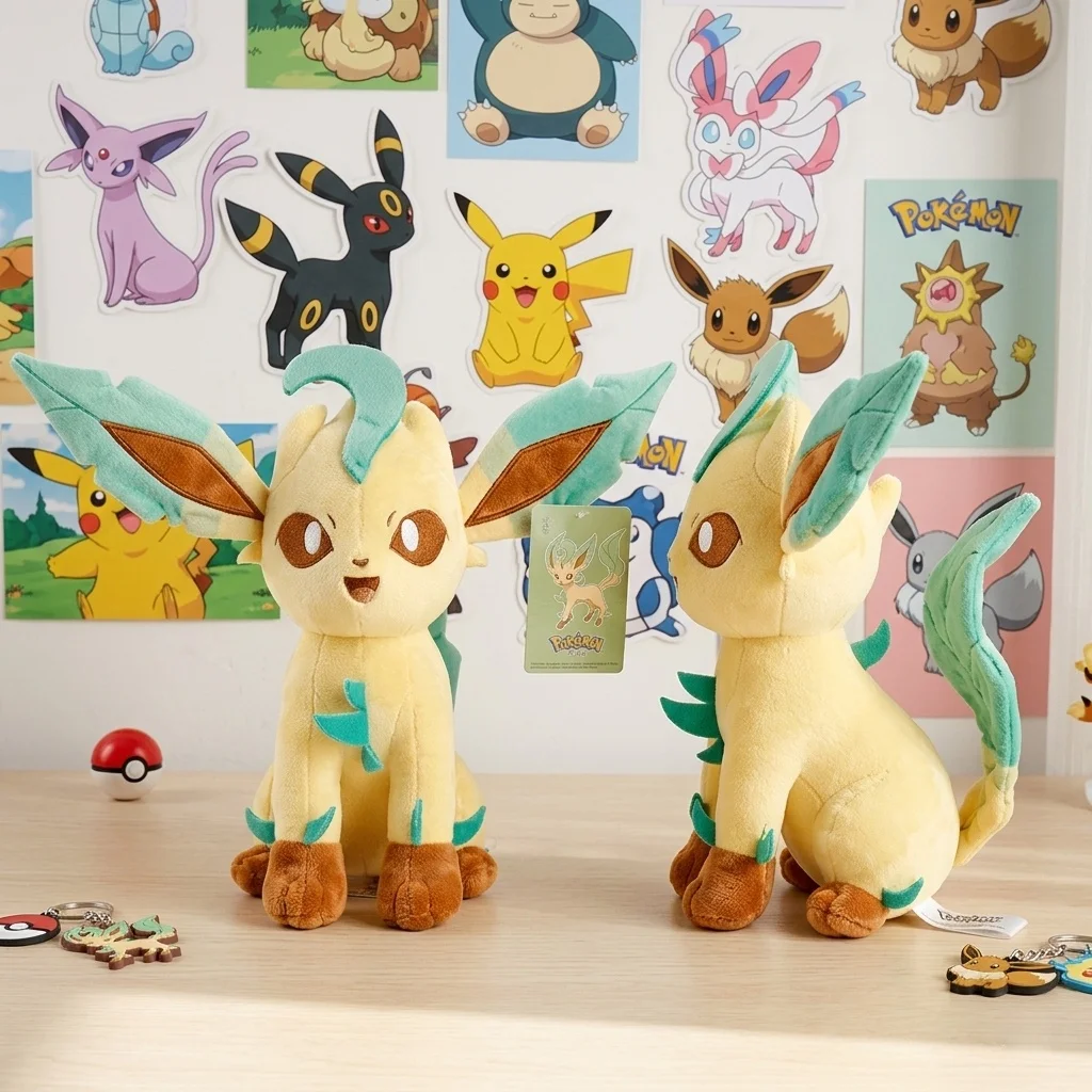 brinquedos-de-pelucia-pokemon-bonecos-de-pelucia-leafeon-colecao-de-hobbies-de-anime-decoracao-de-casa-brinquedos-adoraveis-bonecos-infantis-presentes-de-aniversario