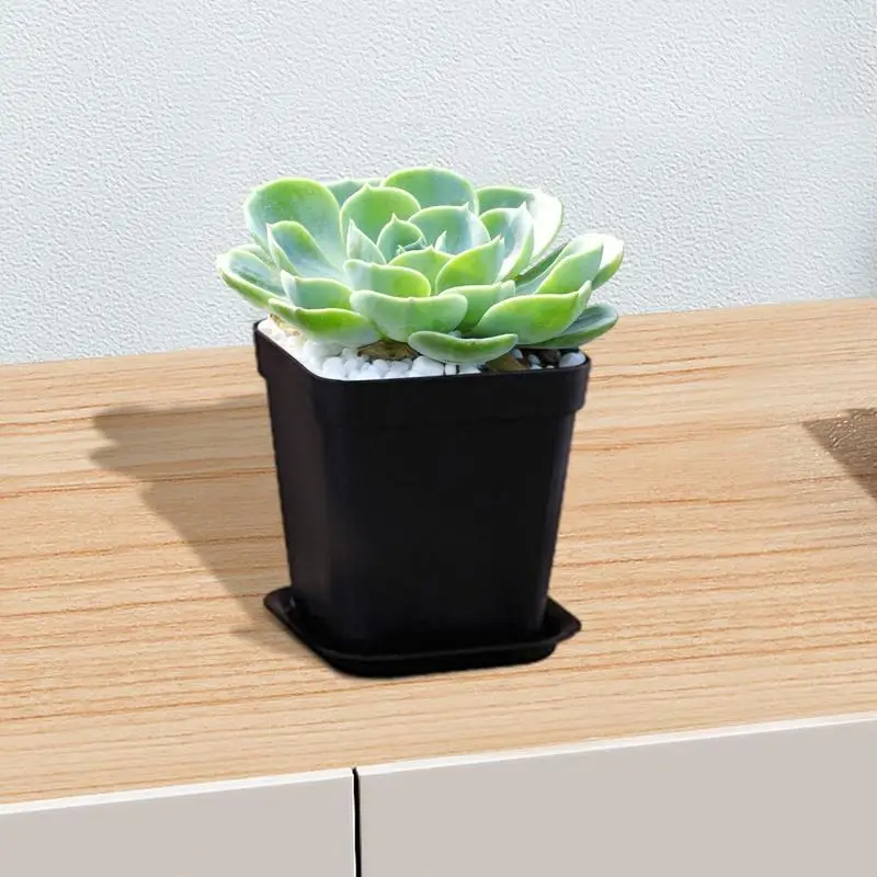 สแควร์ต้นกล้าหม้อทนทานและทนทาน Multi สีสแควร์เนอสเซอรี่หม้อต้นกล้า Nursery ปลูก Planter สำหรับ