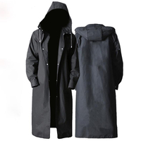 Women Men Long Raincoat Waterproof Adults Hooded Rain Jacket for Hiking Travel Fishing Climbing Outdoor Activities Rain Gear