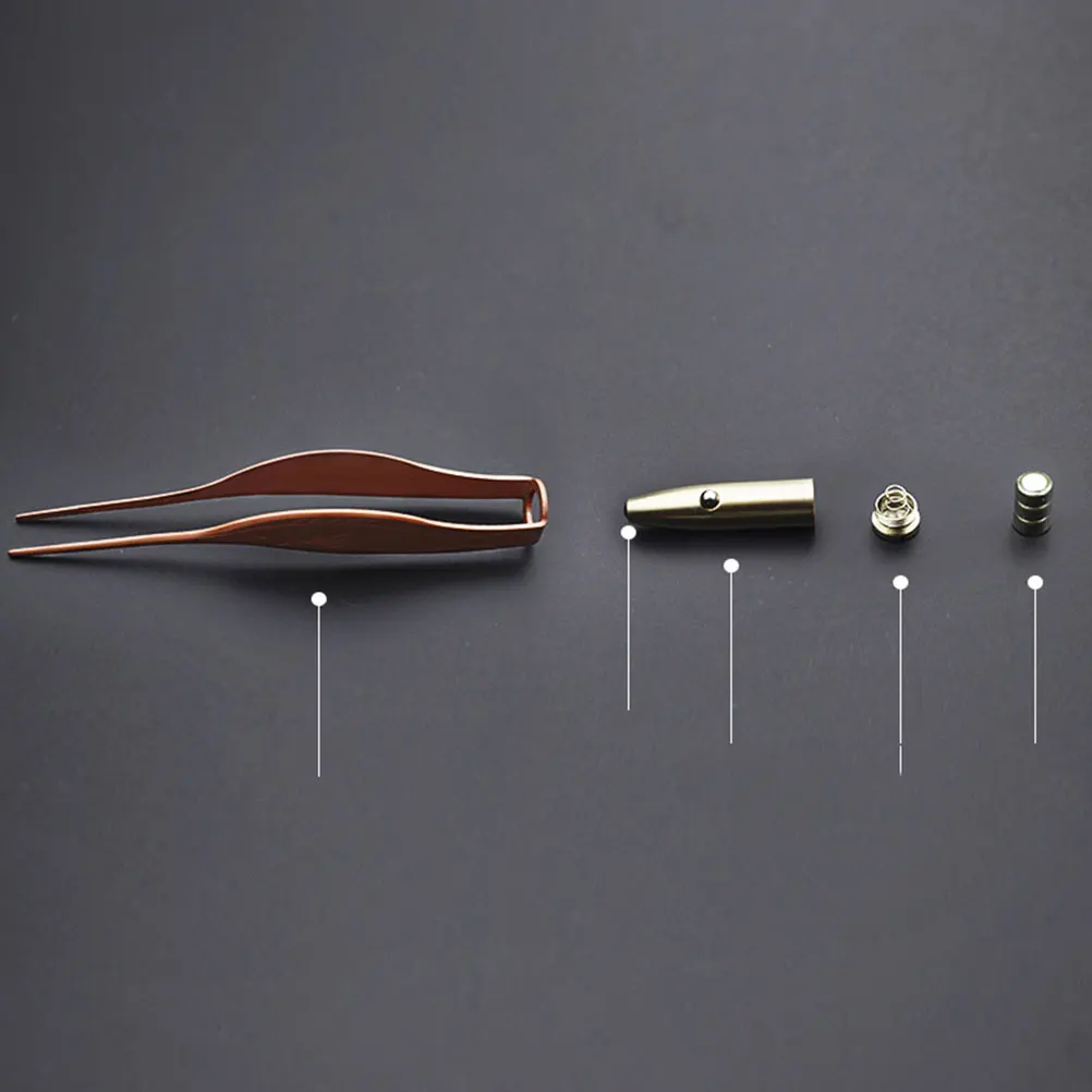 

Glowing Ear Wax Tweezers LED Ear Cleaner Kids Elderly Safe Reliable Medical Clip Tool Portable Glow Wax Remover