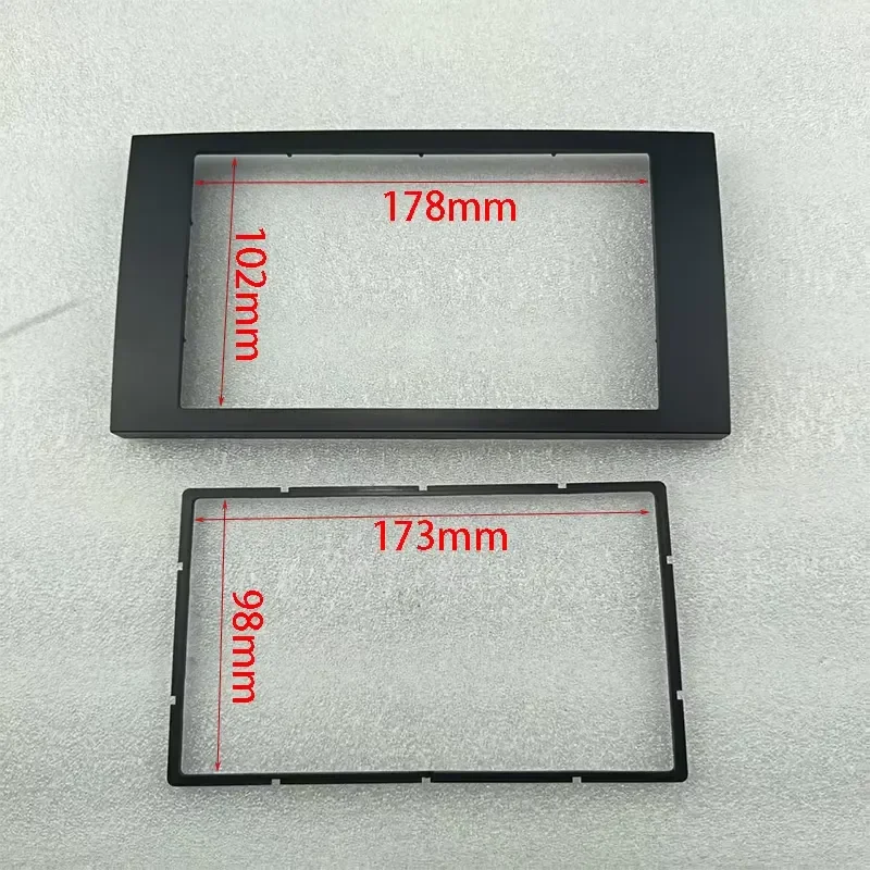 2 Din Car Radio Panel 7 Inch Double Fascia Frame For Ford Focus C Max S Max Fusion Transit Fiesta Multimedia Player Dashboard