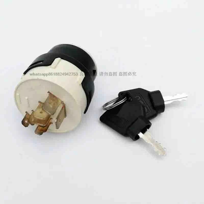 Ignition Switch Coil with 2 14607 Key For JCB 3CX 4CX - 701/80184 50988 701/45500 701/Y1372