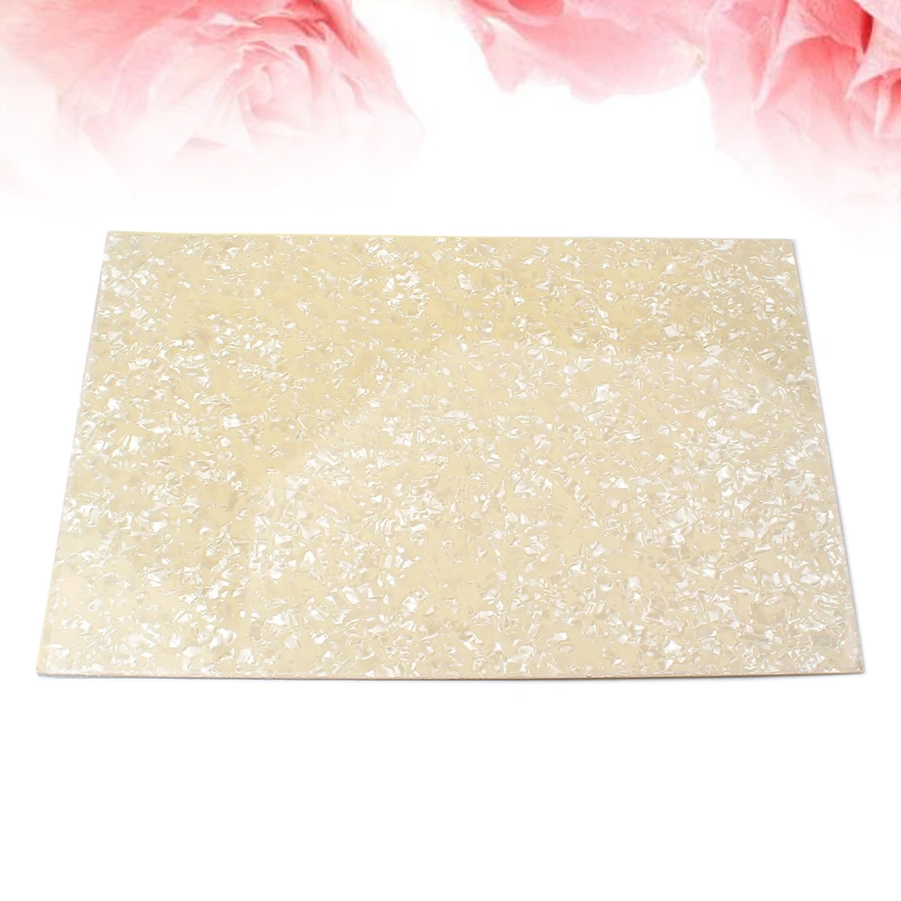

Yellow Material Board 44x Guitar Blank Acoustic Bass DIY Sheet Heat Resistant No Smell Protective