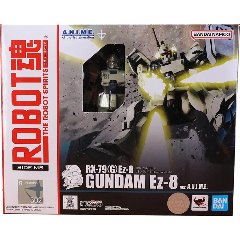 Bandai gundam modelo kit roboto espíritos RX-78G Ez-8 anime figura gunpla kit de construção gundam figuras de ação brinquedos para meninos presente