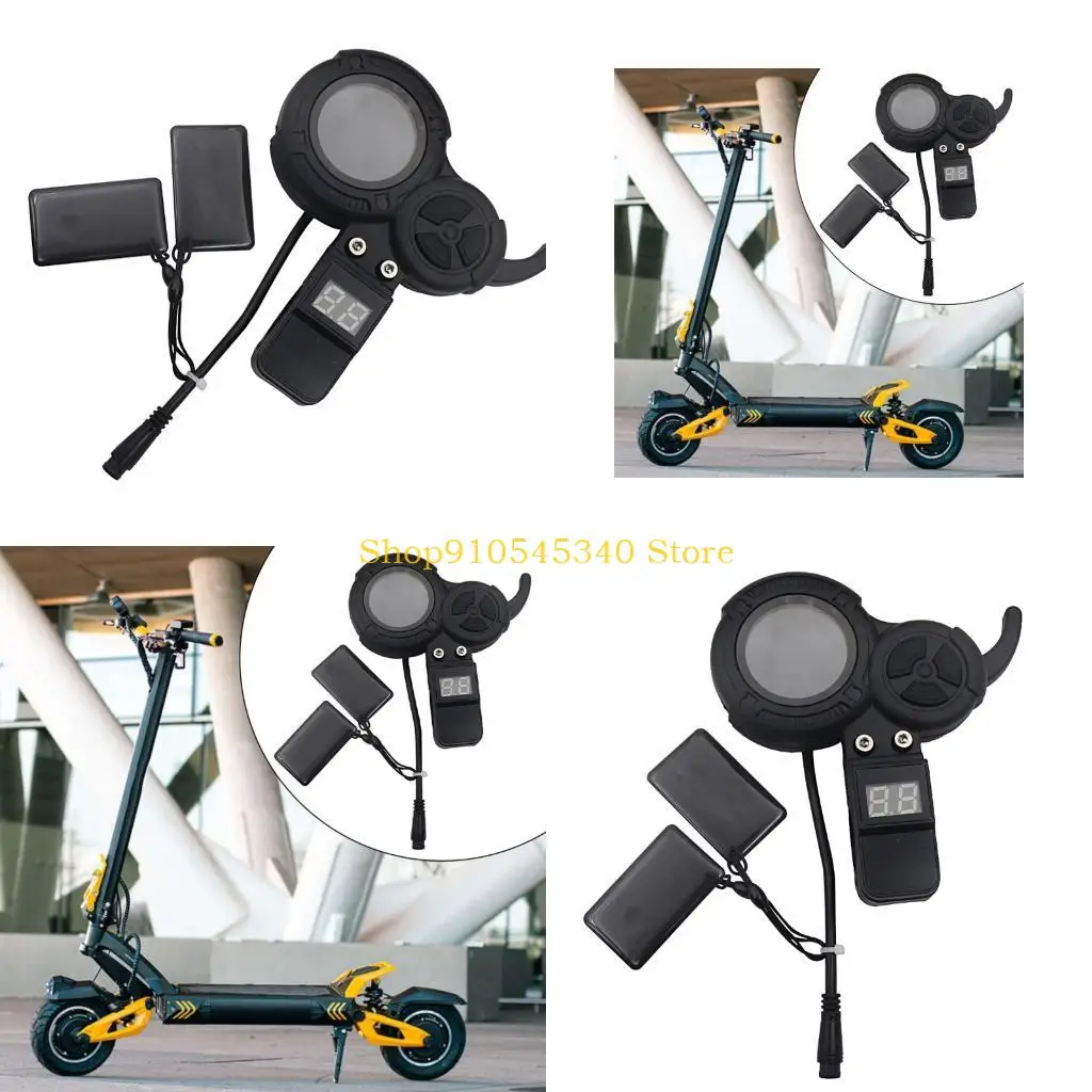 

U2JA Quick Response Scooter Throttle Waterproof LED Display Accelerator For VSETT 8 8+ 9 9+ 10+ 11+ Real Time Ignition