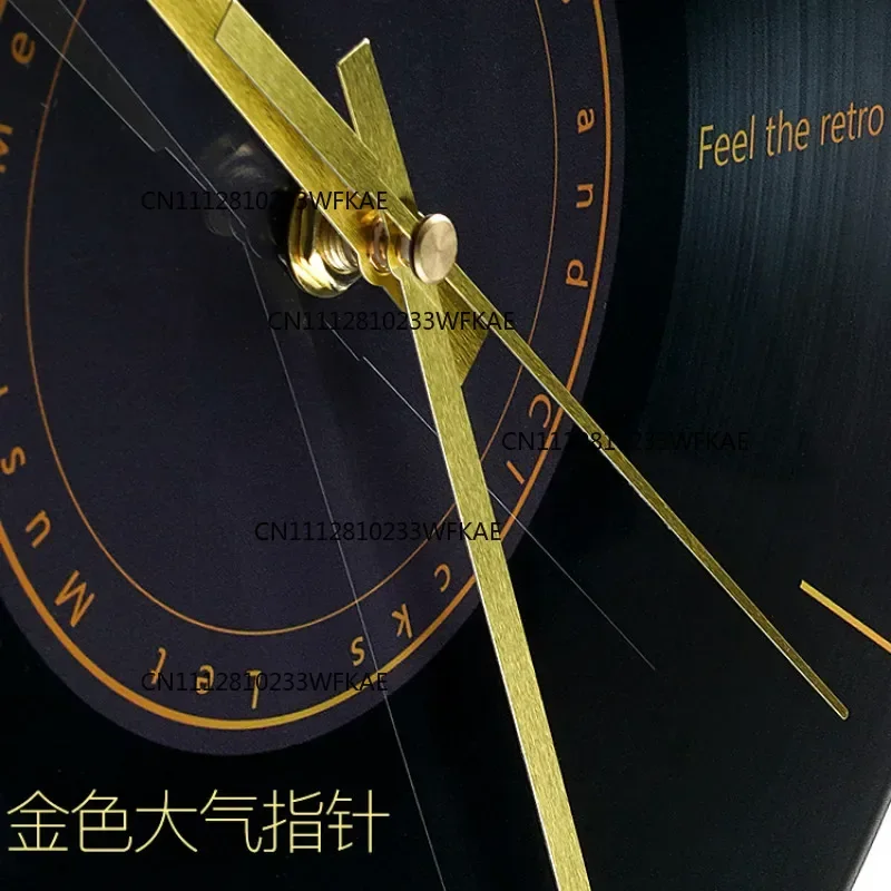 Luxury silent creative modern large glass clock, high sense