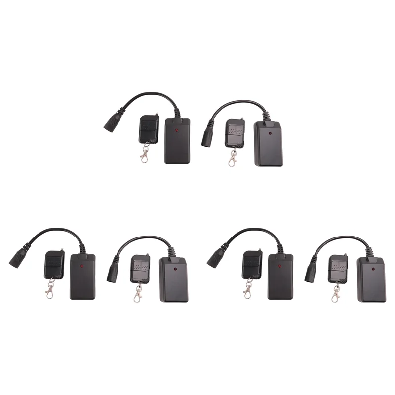 LICE-6 Buah AC 90-240V 3 Pin XLR Remote Control Penerima Peralatan Pengendali Reseptor 400W 500W 900W 1500W Mesin Kabut Asap