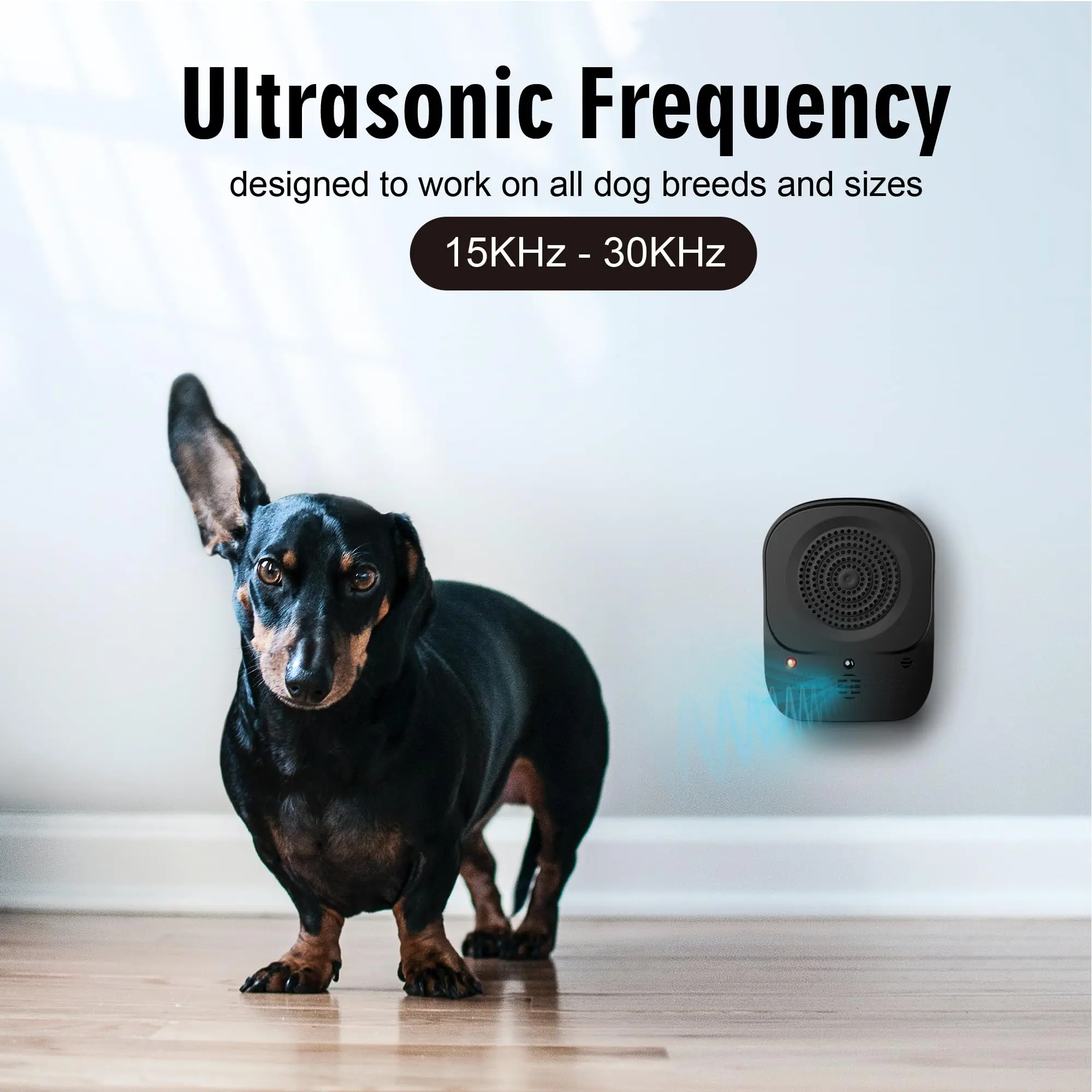 2024 Anti Barking Device for Dogs，Rechargeable Ultrasonic Bark Box Dog， Effective Stop Barking Dog Devices for Indoor Outdoor