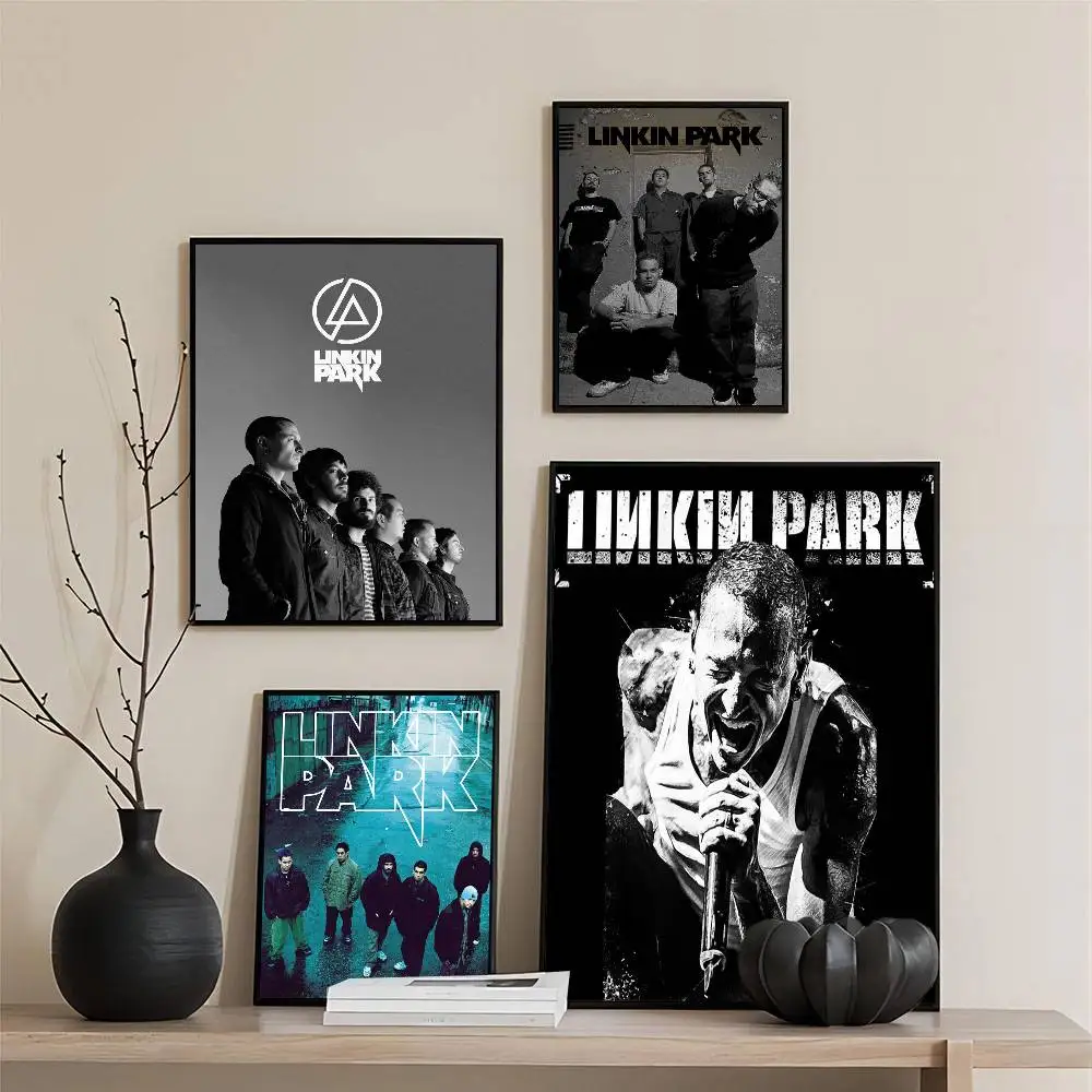 Cool Rock Band Linkin Park Classic Anime Poster Waterproof Paper Sticker Coffee House Bar Room Wall Decor