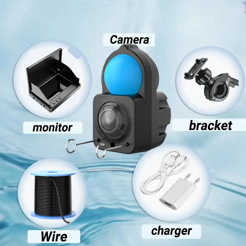 HD Underwater Fishing Camera with Night Vision