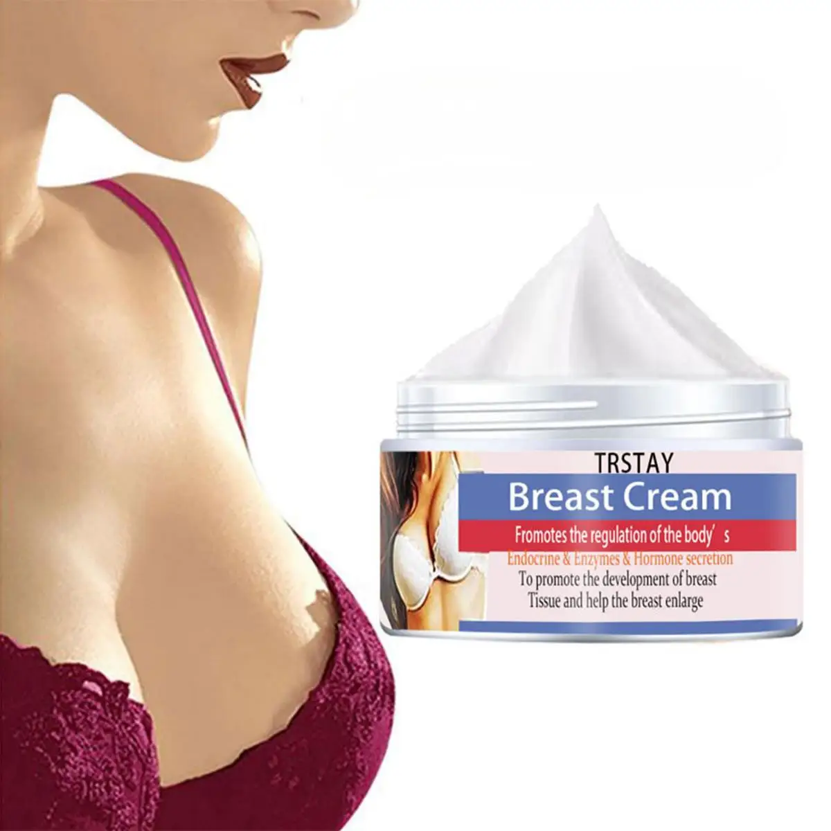 TRSTAY breast massage uses our special body lotion to make the breasts and buttocks tighter and fuller