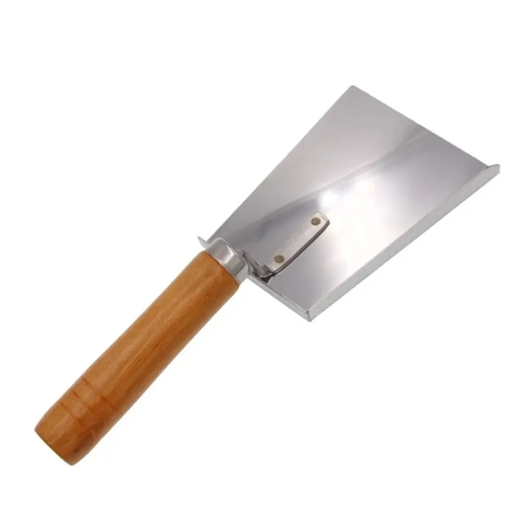 Beekeeping Tool Cleaning Shovel Stainless Steel Durable Honey Cleaning Shovel Anti-slip Comfortable Handle Beehive Shovel