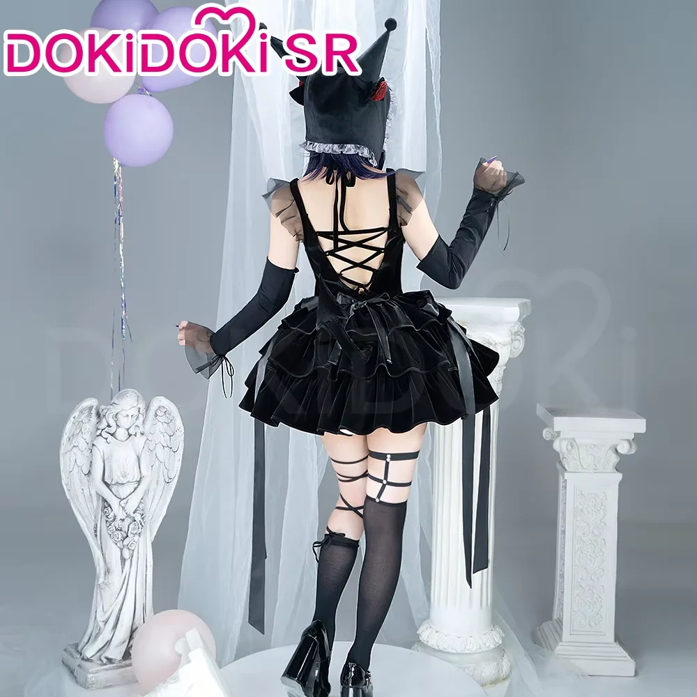 Kitagawaa Marinn أزياء تنكرية أنيمي تأثيري [S-2XL] فستان لوليتا لطيف للهالوين Kuroee Shizukuu مقاس كبير