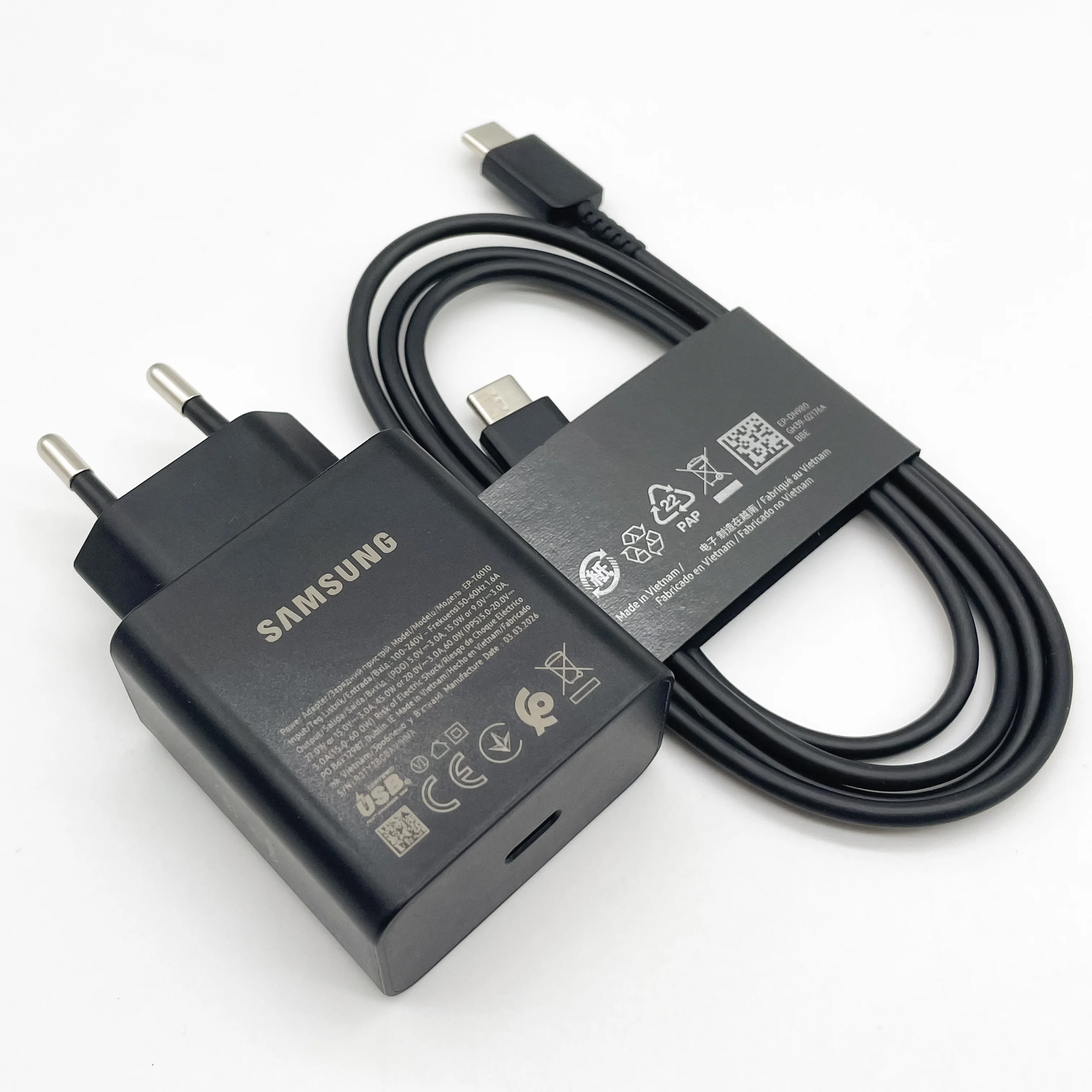 Für Samsung Galaxy S26 60W EP-T6010 Superschnellladegerät Typ-C-Kabel PD Wandnetzadapter für Note 20 10+ S25 S24 S22 S23 Plus – Detail 4
