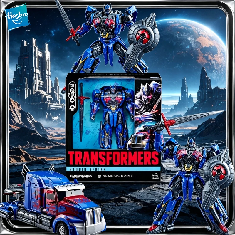 

В НАЛИЧИИ: Трансформируемые игрушки Hasbro Studio Series Nemesis Prime, коллекционная фигурка робота, модель для хобби, подарок.