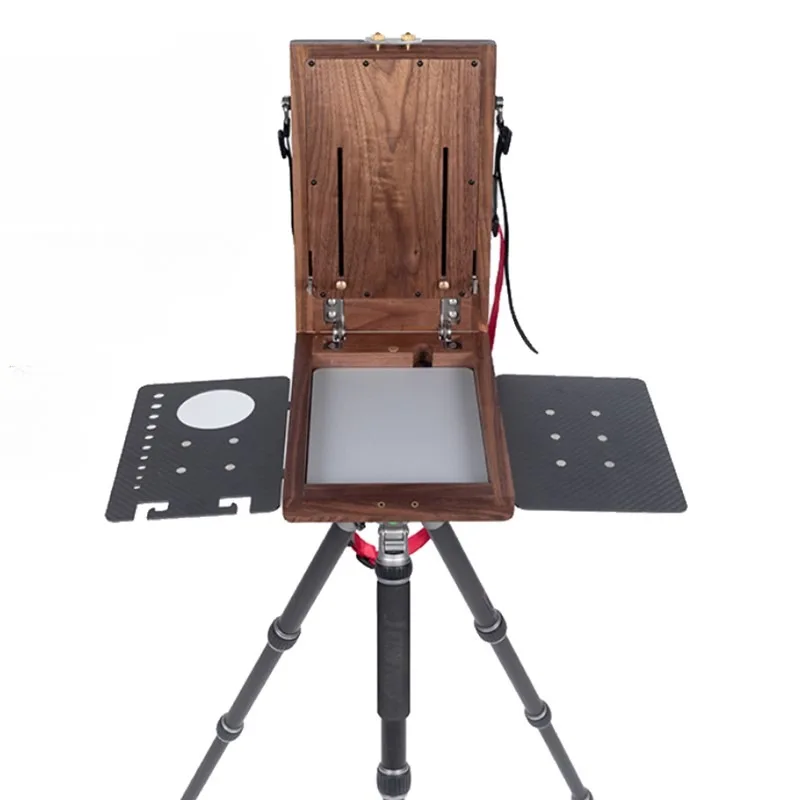 Caixa de Pintura a Óleo Portátil Quick-pack Paleta de Esboço ao ar Livre Ferramentas Especiais de Arte Tripé de Fibra de Carbono