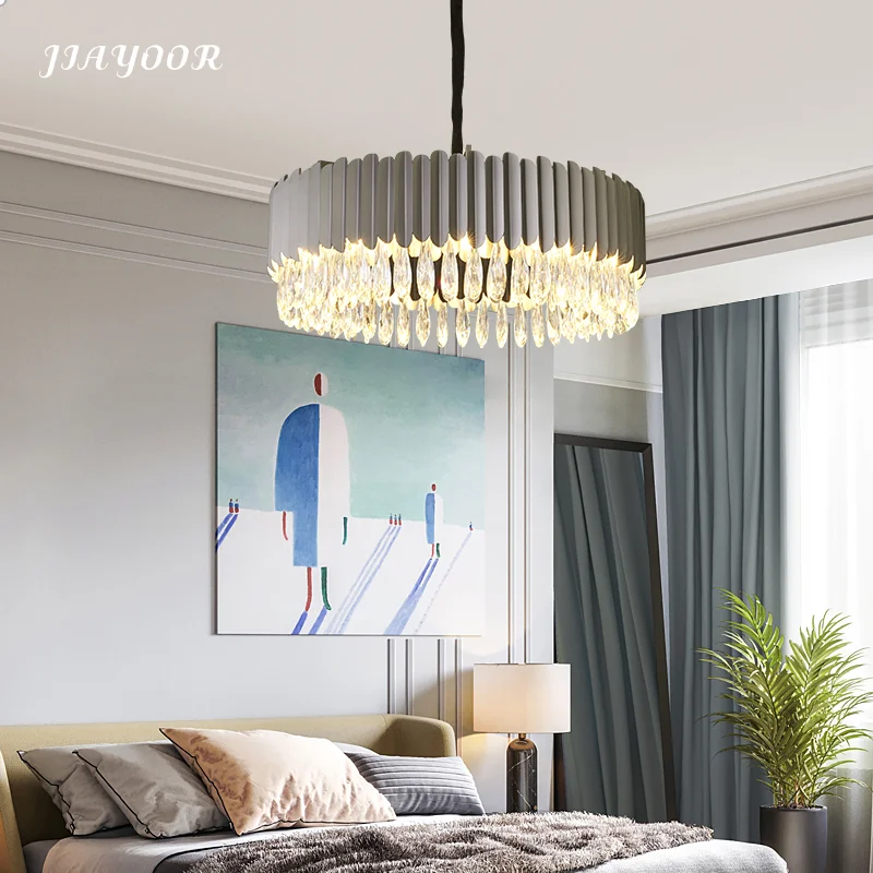 

Modern Light Luxury 2025 New Home Decoration Ceiling Crystal Chandelier Living Room Bedroom Master Light Kitchen LED Fixtures