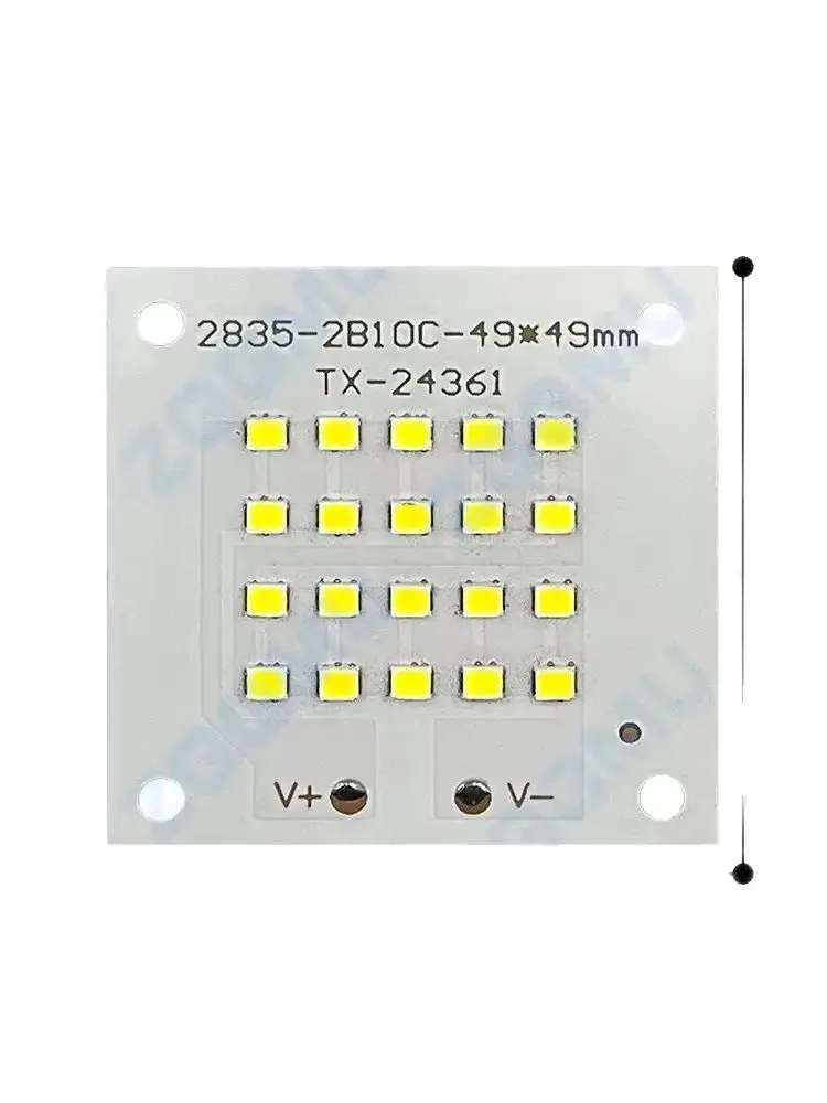 Puce LED SMD3030 10 W 20 W 30 W, panneau LED 50 W 100 W 150 W, lumière blanche chaude, plaque en aluminium pour projecteur extérieur