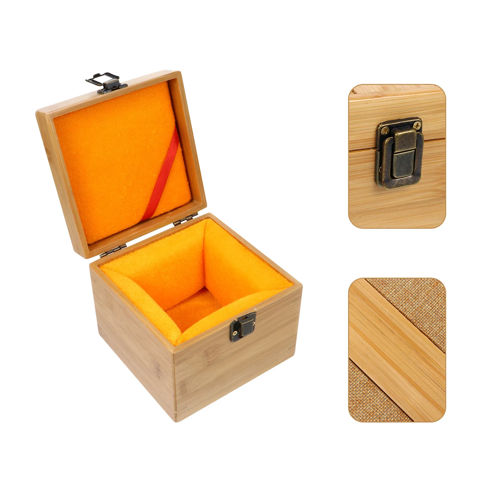 

Bamboo Jewelry Box Elegant Storage Organizer for Necklaces Bracelets Watches Earrings Hairpins Brooches Gift for Women Mother