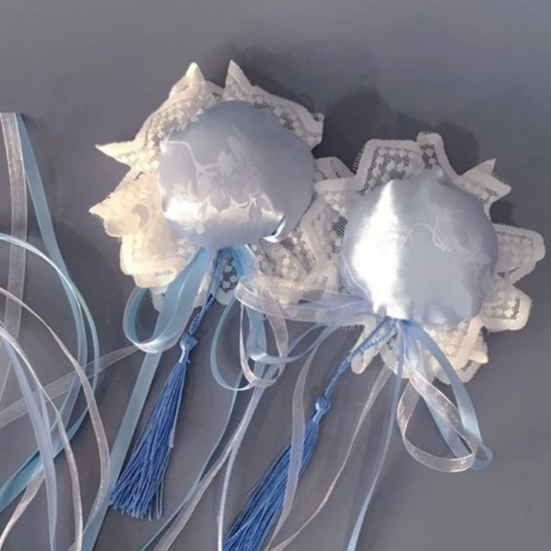 1 paire d'épingles à cheveux rondes en forme de chignon, pince à cheveux de Style japonais JK pour les Fans d'anime Cosplay, épingles à cheveux à frange pour adolescents