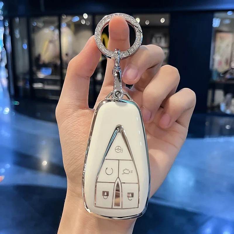 

TPU Shell Fob For Changan CS35 PLUS CS75PLUS CS55PLUS Eado UNI-T Oushang X5 X7 EV 2019 2020 Car Key Case Cover Accessories