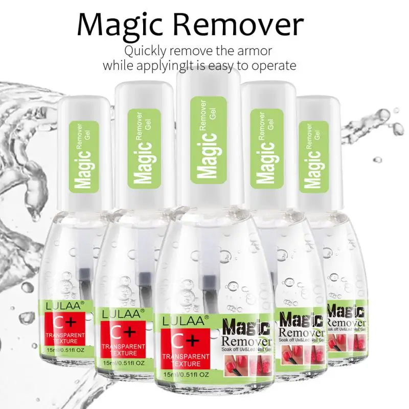 1 ~ 10PCS Remover Gel Nail Polish Remover entro 2-3 minuti Peel Off vernici Base Top Coat senza impregnare l'acqua disattiva il Gel per unghie