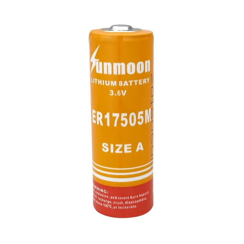 ER17505M 2800mAh 3.6V high-power primary lithium battery for smart water meters, heat meters, and IoT devices