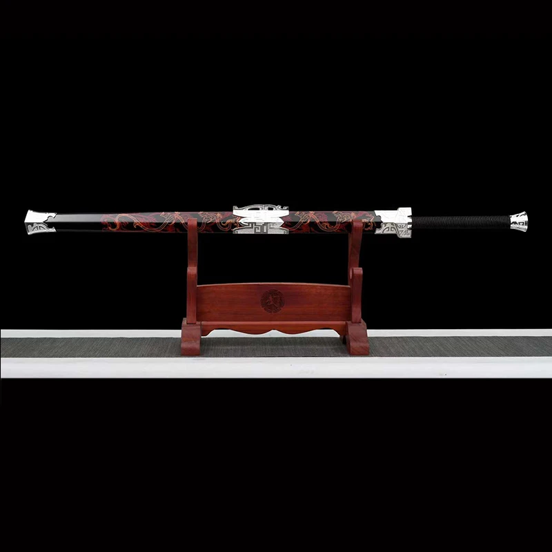 Chinese Han Jian,  Chinese Sword,Real Steel Blade Diamonds Shape, Home Decoration, Ornament , Real Sword, Christmas Gift - view 3