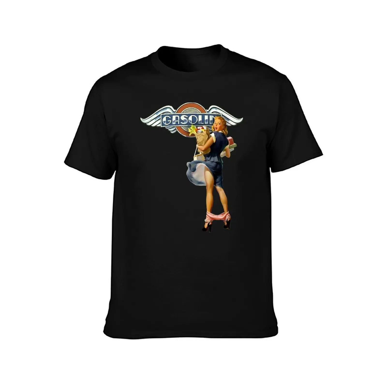 البنزين 3 و 6 غلاف الألبوم مزيج تي شيرت القطن تي شيرت رجل القطن تي شيرت عالية الجودة مضحك تي شيرت رجل تي شيرت